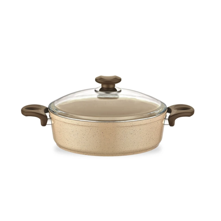 GULSAN SAFRAN GRANIT BASIK TENCERE 22 CM resmi