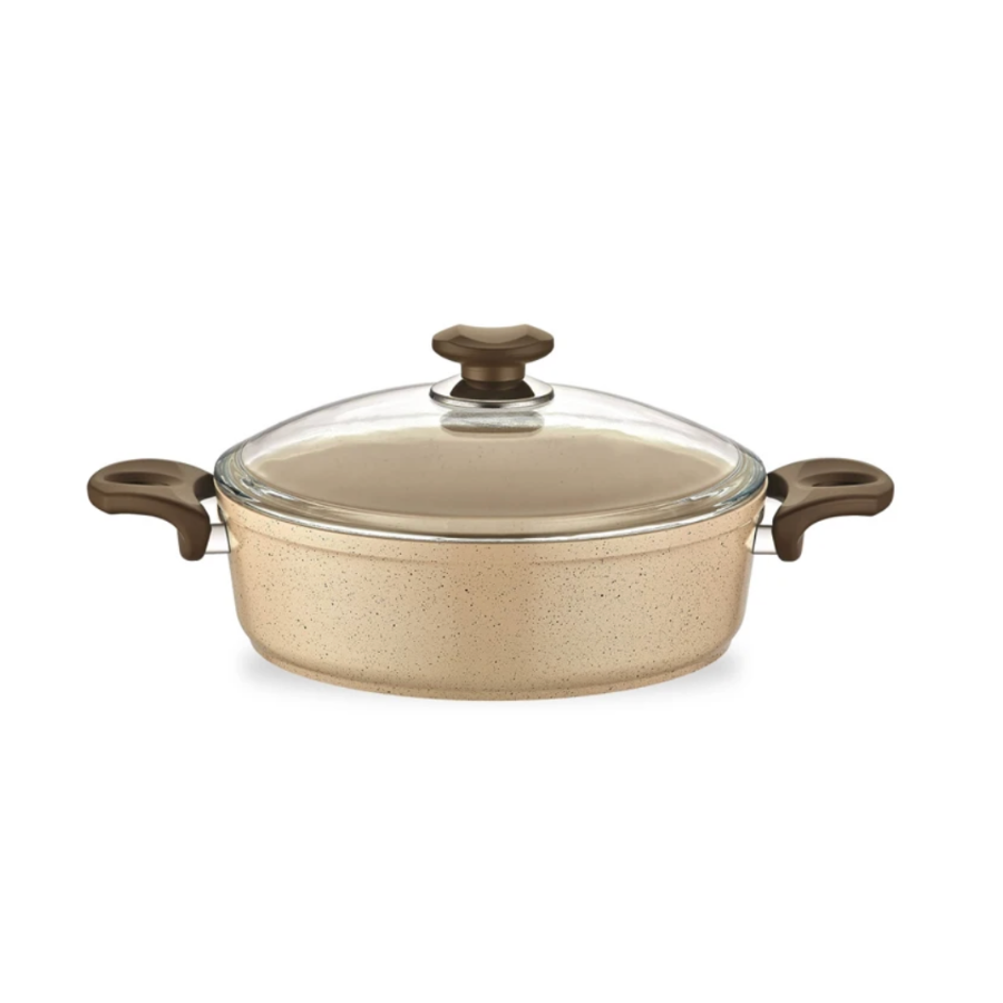 GULSAN SAFRAN GRANIT BASIK TENCERE 24 CM resmi