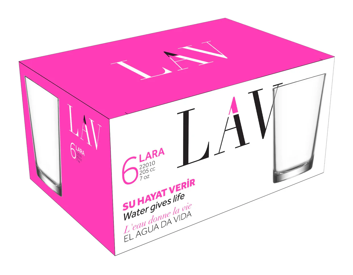 LAV 22010 SU BARDAGI SADE 6LI*8 resmi