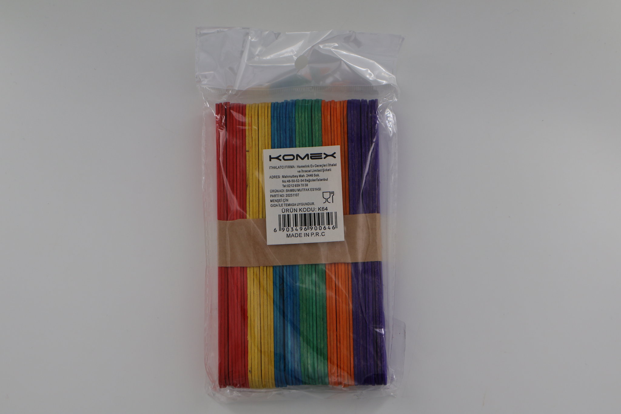DIL CUBUGU RENKLI 50LI K64*100 resmi
