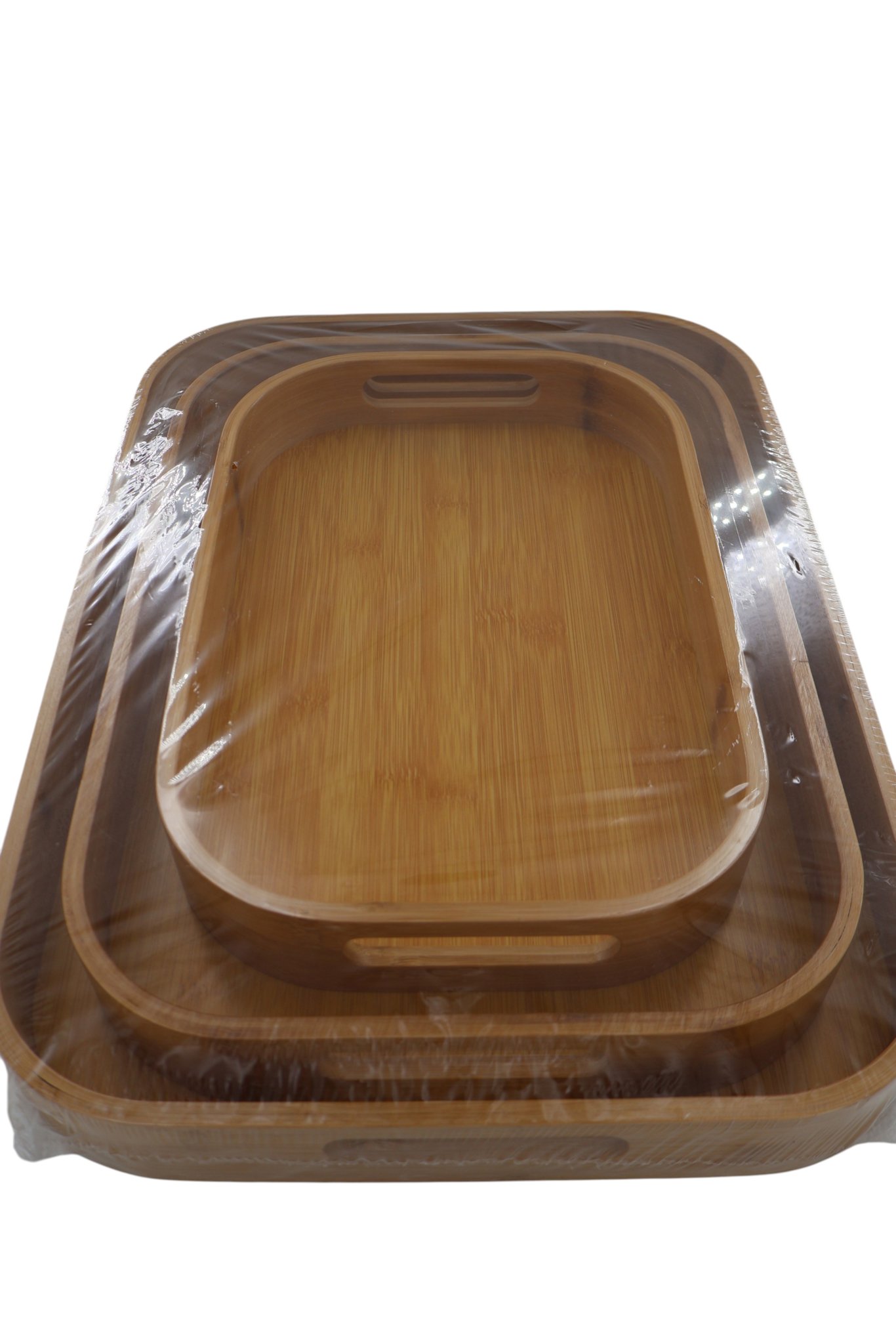 Bambu Tepsı 3Lu*12 resmi