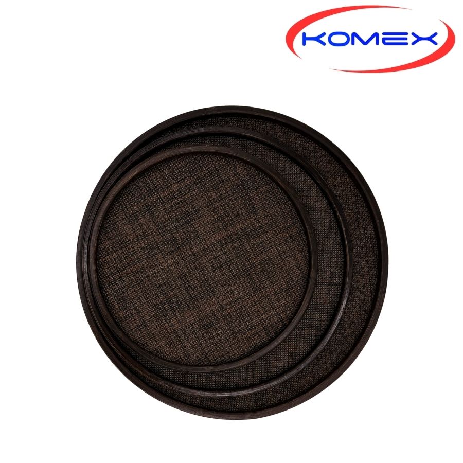 KOMEX AHSAP TEPSI KAYMAZ YUV 3LU 3610 *20 resmi