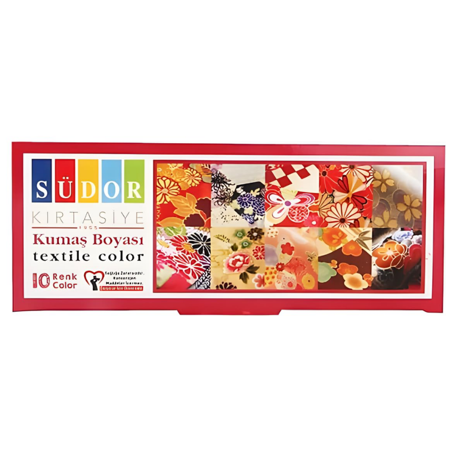 SUDOR KUMAS BOYASI 25ML 10LU resmi