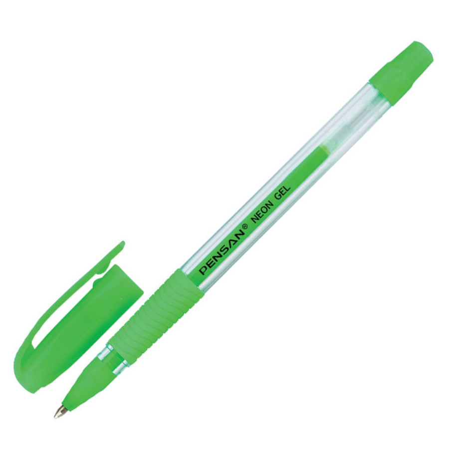 PENSAN NEON JEL KALEM YESIL*12 resmi