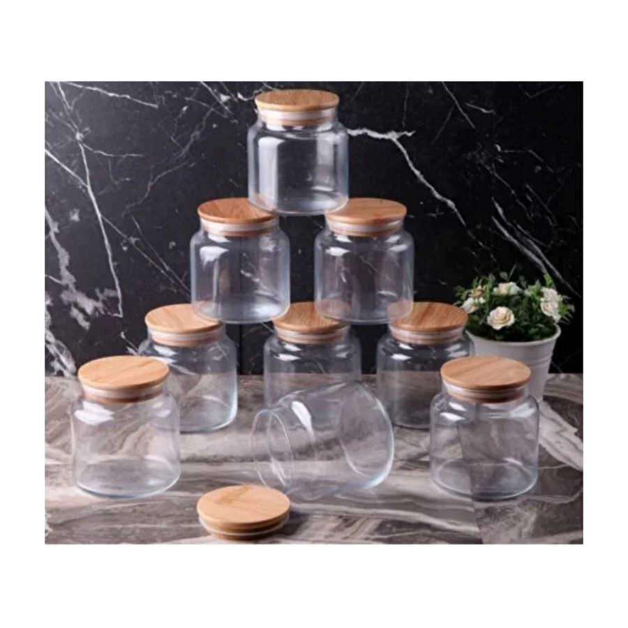 CAM KAVANOZ BAMBU MINI G2732 resmi